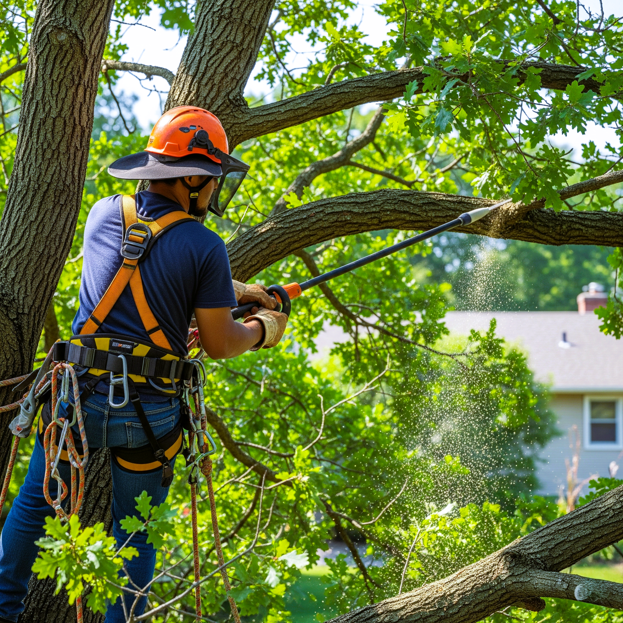 Professional tree trimming service