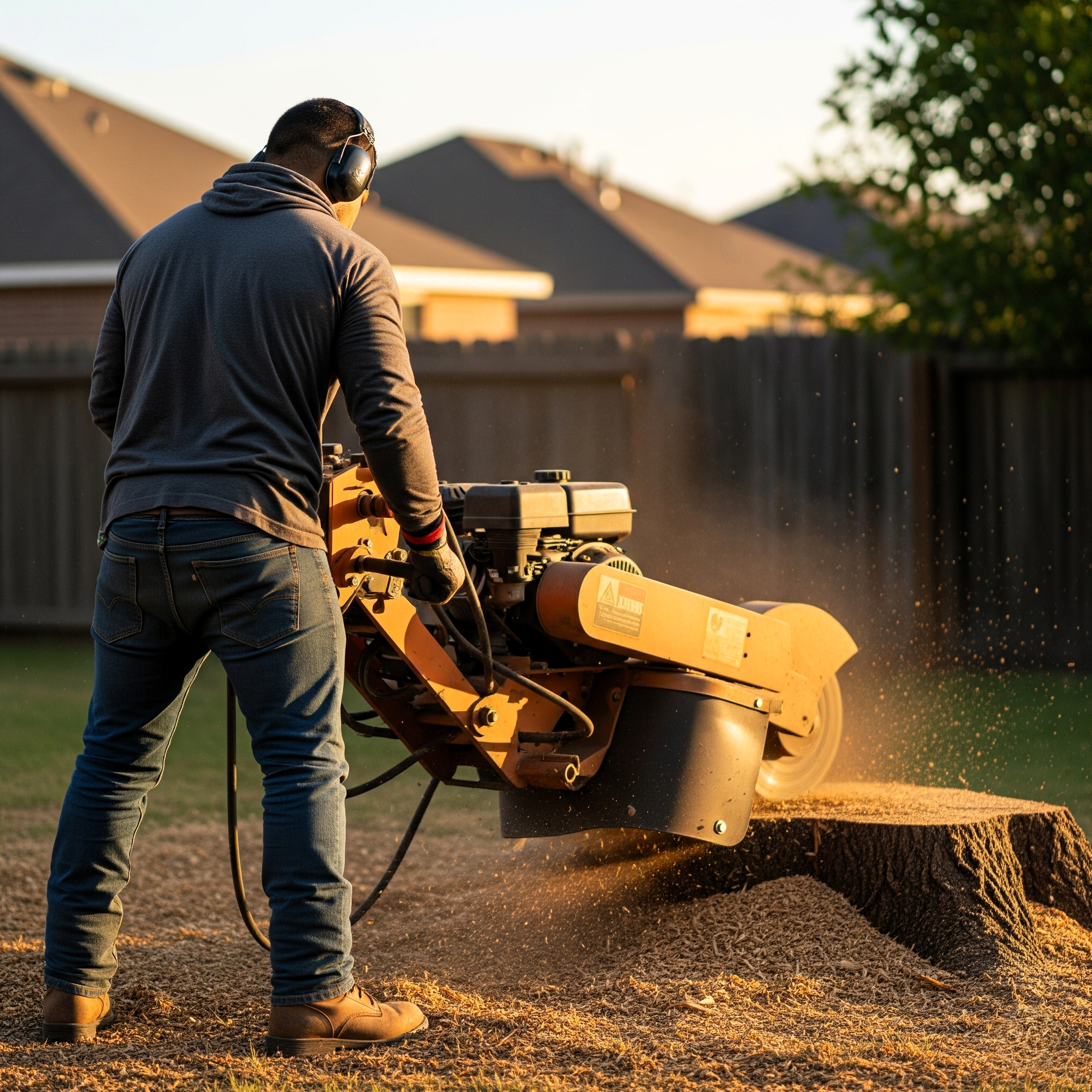 Stump removal service