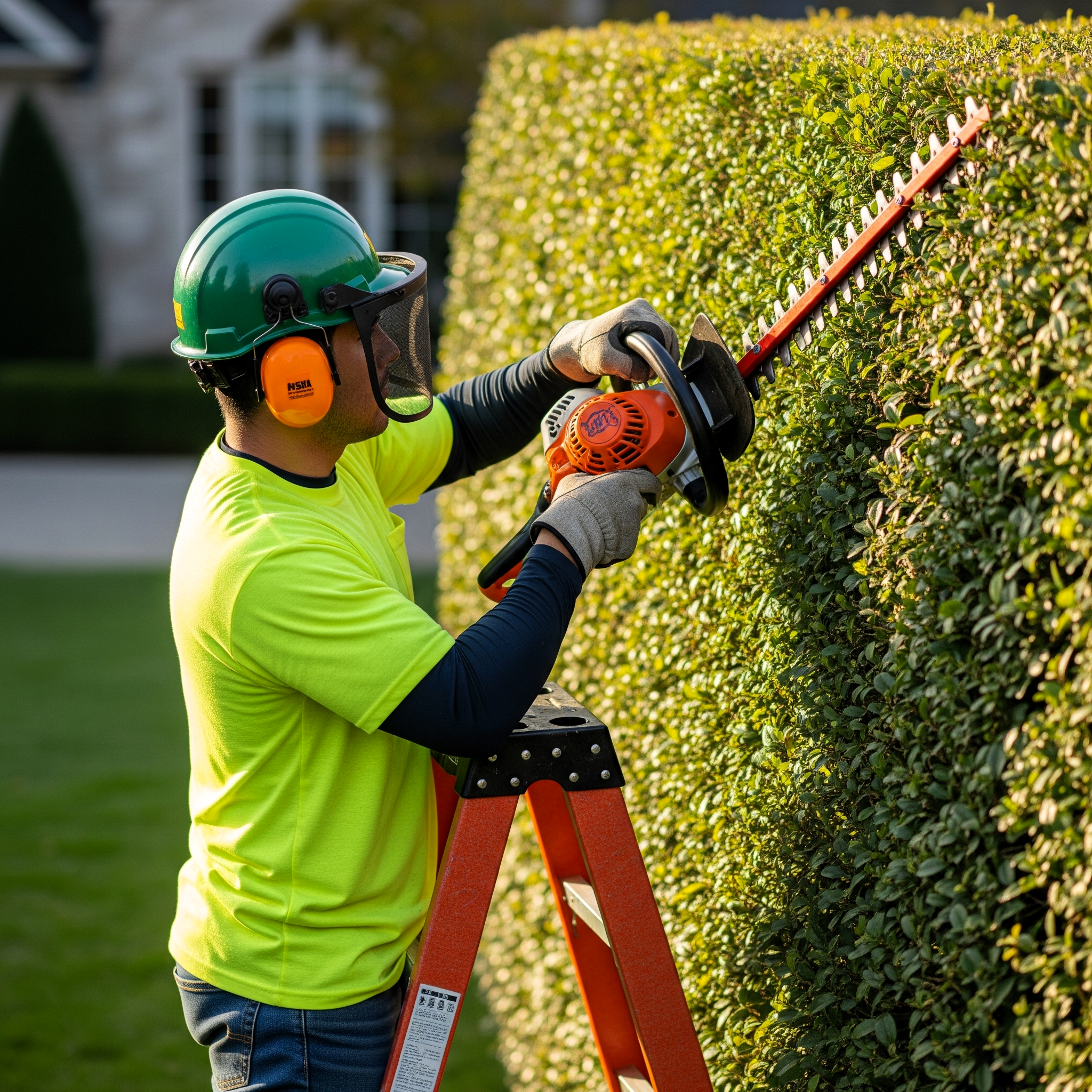 Hedge trimming service